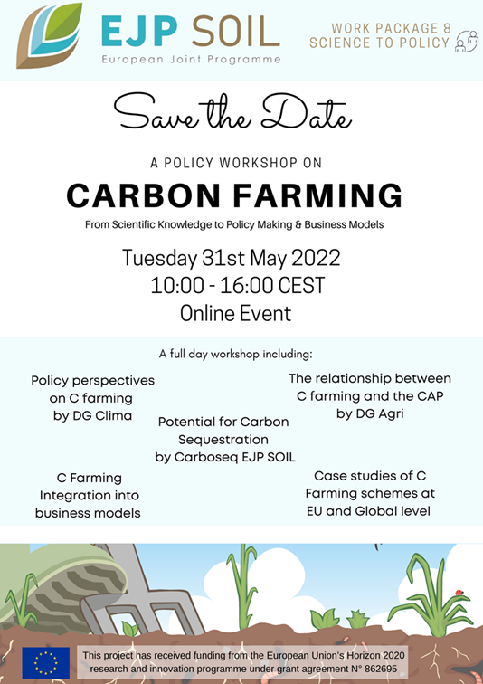 EJP SOIL Workshop on Carbon Farming