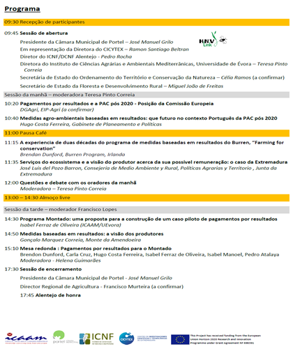 Paradigma agro-ambiental pós 2020 - programa