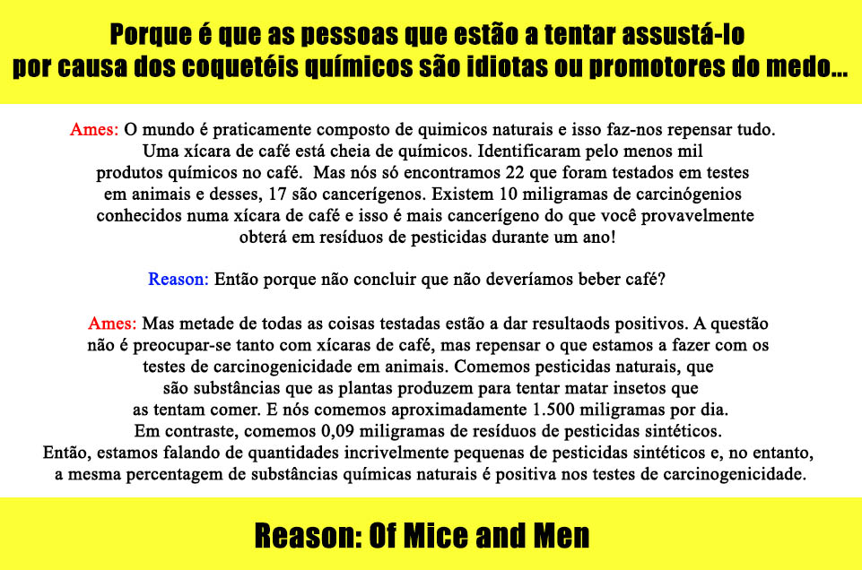 dose faz o veneno