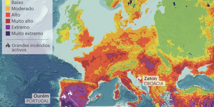 mapa risco incêndio